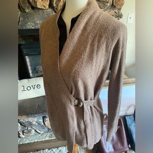Barefoot Dreams side tie cardigan